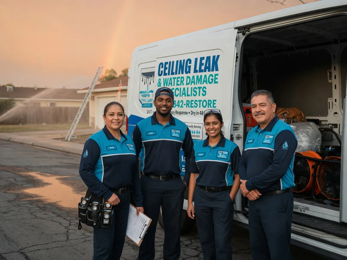 Ceiling Leak Cleanup company in Emington, IL