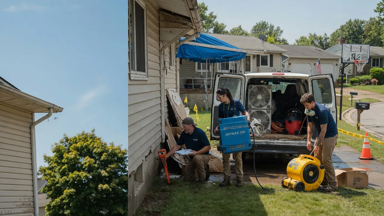 Ceiling Leak Cleanup in Emington, IL near me