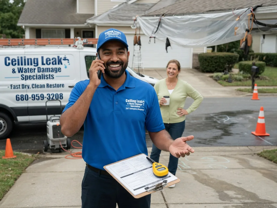 Ceiling Leak Cleanup Emington, IL FAQs